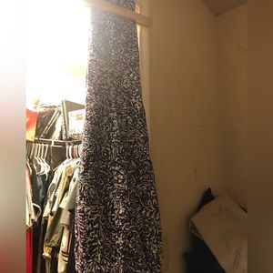 Multicolored paisley pants